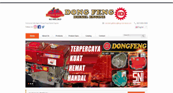 Desktop Screenshot of dongfengindonesia.com