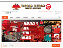 Tablet Screenshot of dongfengindonesia.com